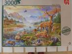 Jumbo Legpuzzel Deer Family 3000 st, Ophalen of Verzenden, Meer dan 1500 stukjes, Zo goed als nieuw, Legpuzzel