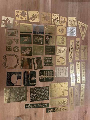 Metalen embossing mallen beschikbaar voor biedingen
