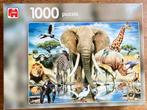 Jumbo Puzzel — Dieren uit Kenia — 1000 stukjes, Ophalen of Verzenden, 500 t/m 1500 stukjes, Gebruikt, Legpuzzel
