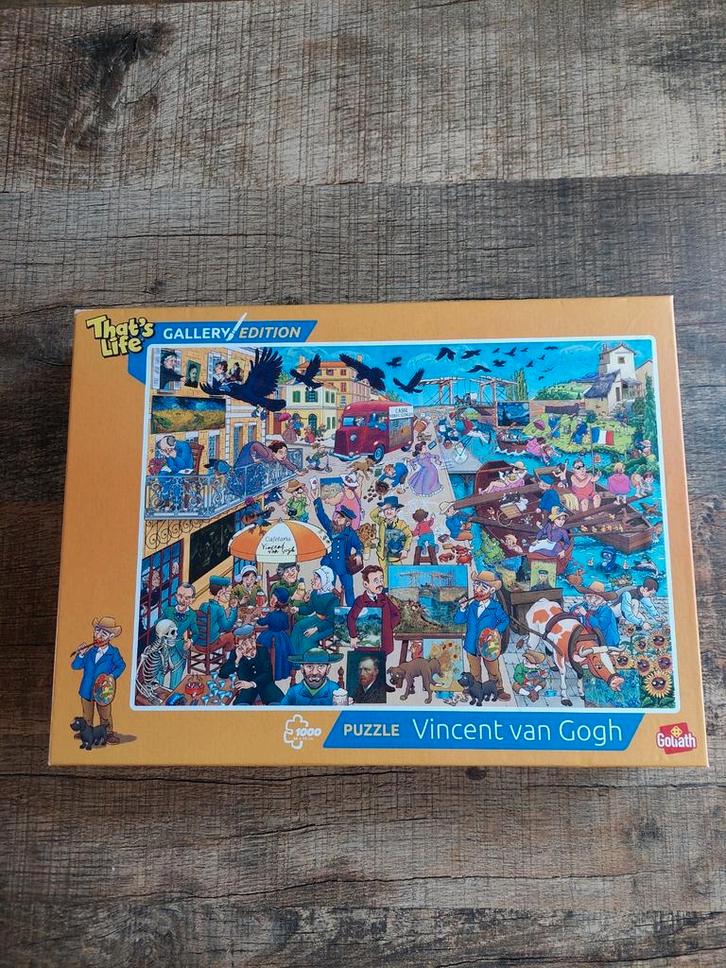 Leuke "That's Life" Puzzel Gallery EditionVincent van Gogh, Hobby en Vrije tijd, Denksport en Puzzels, Zo goed als nieuw, Legpuzzel
