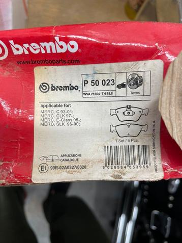 Brembo remblokken mercedes slk  C clk e-classe beschikbaar voor biedingen