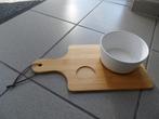 Broodplank met een Bijpassende Kom (Gloednieuw)., Ophalen of Verzenden, Nieuw