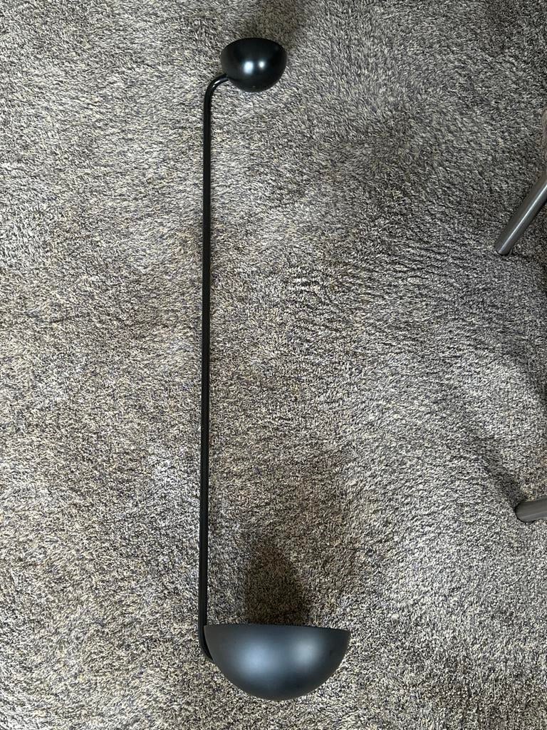 Zwarte Tronconi Bikoni Plafondlamp - Artimeta, Huis en Inrichting, Lampen | Vloerlampen, Gebruikt, Minder dan 100 cm, Metaal, Ophalen of Verzenden