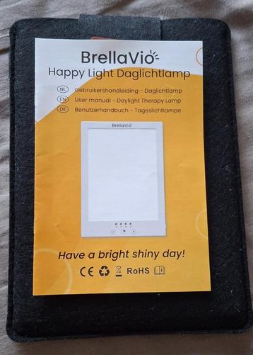 Daglichtlamp Brellavio, amper gebruikt incl beschermtas!  beschikbaar voor biedingen