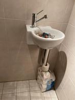 Wastafel met kraan - Sphinx, Doe-het-zelf en Verbouw, Sanitair, Ophalen, Gebruikt, Chroom, Wastafel