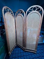 Vintage rotan kamerscherm, in goede staat, Huis en Inrichting, Ophalen, Gebruikt