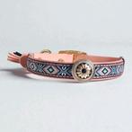 Boho ibiza style hondenhalsband zalmroze, Dieren en Toebehoren, MeriesCreations, MeriesCreations, Nieuw, MeriesCreations