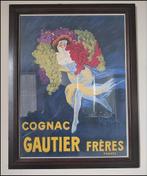 Leonetto Cappiello Cognac Gautier Art Deco Affiche in Lijst, Antiek en Kunst, Verzenden