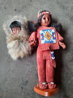 Vintage Carlson Dolls Dakotah Chief & Eskimo Pop, Ophalen of Verzenden