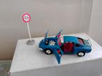 DINKY TOYS   OPEL  GT  1900  NO 1421 MET  VERKEERS BORD, Hobby en Vrije tijd, Modelauto's | 1:43, Ophalen of Verzenden, Zo goed als nieuw