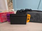 Compleet Nintendo Switch pakket + 10 games en accessoires, Spelcomputers en Games, Spelcomputers | Nintendo Switch, Ophalen, Zo goed als nieuw
