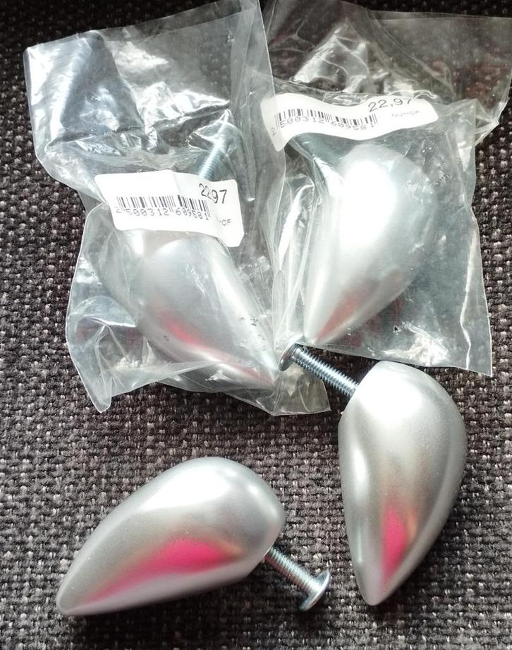 kastknoppen 4 stuks (nieuw!), Doe-het-zelf en Verbouw, Hang- en Sluitwerk, Nieuw, Slot, Overige materialen, Ophalen of Verzenden