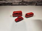 3 brandweer voertuigen N spoor trein 1:160, Hobby en Vrije tijd, Modeltreinen | N-Spoor, Ophalen of Verzenden, Zo goed als nieuw