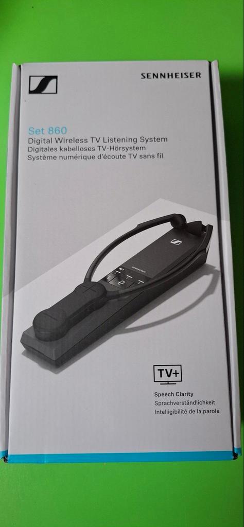 Sennheiser Set 860 Draadloze TV Hoofdtelefoon, Audio, Tv en Foto, Koptelefoons, Nieuw, Over oor (circumaural), Sennheiser, Draadloos