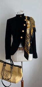 Pauw 3 nacht blauw velvet  38/40, Maat 38/40 (M), Pauw, Zo goed als nieuw, Jasje