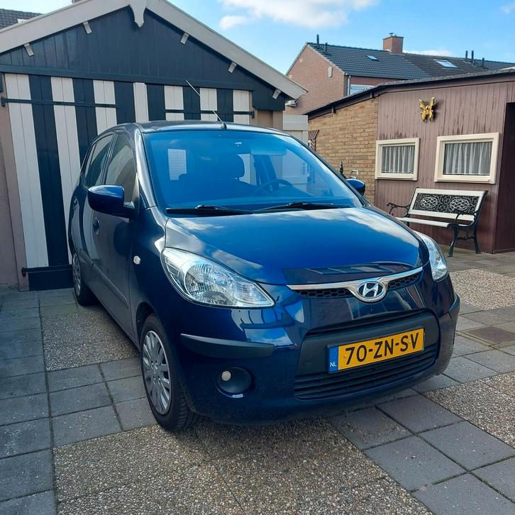 Hyundai i10 1.1 I 5DR 2008 Blauw, Auto's, Hyundai, Particulier, i10, ABS, Airbags, Airconditioning, Elektrische ramen, Mistlampen