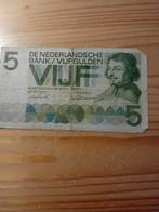 Vijf gulden biljet  (Vondel), Postzegels en Munten, Bankbiljetten | Nederland, Ophalen of Verzenden