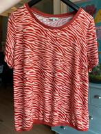 Sandwich top maat 44 zebraprint steenrood, Kleding | Dames, Tops, Sandwich, Maat 42/44 (L), Ophalen of Verzenden, Zo goed als nieuw