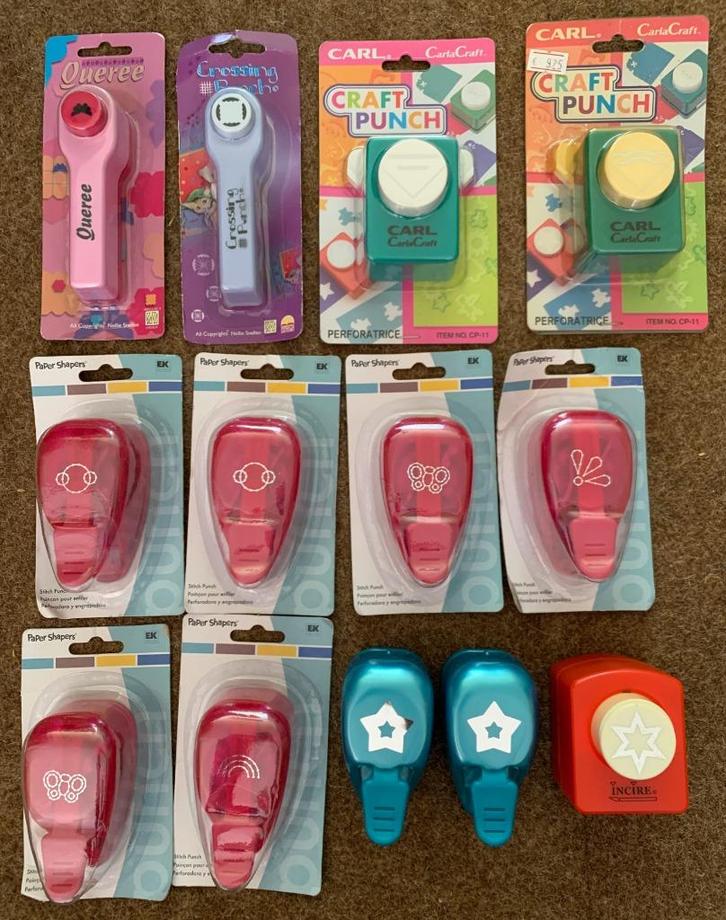 Paper shapers ponsen 13 stuks nieuw borduurpons ponsjes, Hobby en Vrije tijd, Kaarten | Zelf maken, Nieuw, Pons of Mal, Overige thema's