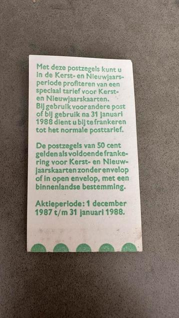 Decemberzegels 1987/1988 - Postfris beschikbaar voor biedingen