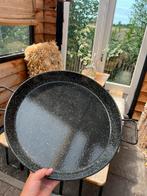 Grote emaille paella pan buitenmaat 43cm binnenmaat 37,5cm, Huis en Inrichting, Ophalen of Verzenden, Nieuw, Overige materialen