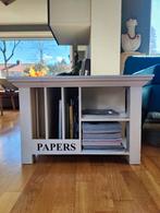 Salontafel met vakken voor tijdschriften, Ophalen, Gebruikt