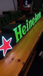 Heineken lichtbak, Verzamelen, Biermerken, Reclamebord, Plaat of Schild, Heineken, Zo goed als nieuw, Ophalen