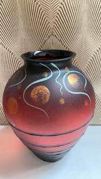 Glazen Vaas - Tsjechië- Miracle Studio, Gebruikt, Ophalen of Verzenden, Glas, Minder dan 50 cm