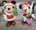 jim shore, disney traditions, mickey en minnie +- 43cm hoog, Verzamelen, Ophalen, Mickey Mouse, Nieuw, Beeldje of Figuurtje