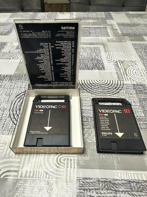 Philips Videopac+ Games: Zephyrus & Laser War, Spelcomputers en Games, Games | Overige, Gebruikt, Overige genres, 1 speler, Ophalen of Verzenden