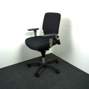 Haworth Comforto 77 Bureaustoel | Zwart Nieuw Gestoffeerd beschikbaar voor biedingen