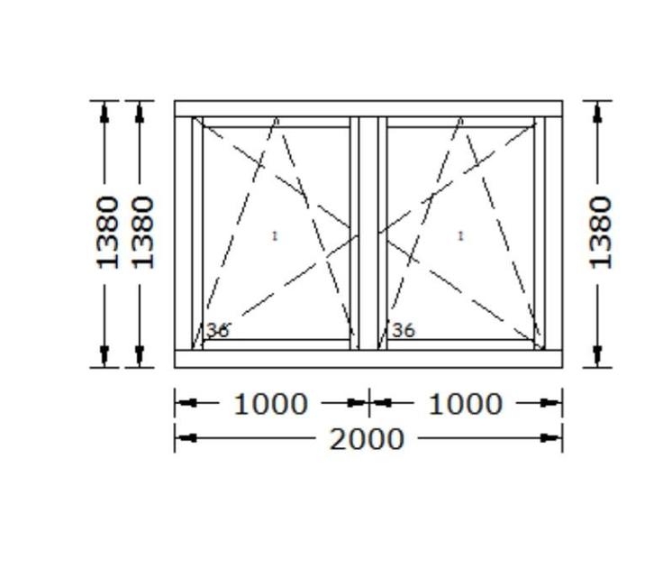 Select Windows blokkozijn, Doe-het-zelf en Verbouw, Glas en Ramen, Nieuw, Gevelraam of Ruit, 120 tot 160 cm, 160 cm of meer, Ophalen
