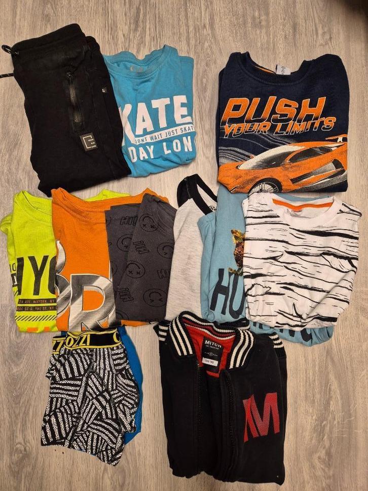 pakketje kleding jongen 134/140, Kinderen en Baby's, Kinderkleding | Kinder-kledingpakketten, Zo goed als nieuw, Maat 134, Ophalen