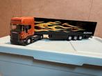 Scania Truck Model - Vlammen Design, Overige merken, Gebruikt, 1:32 tot 1:50, Ophalen of Verzenden
