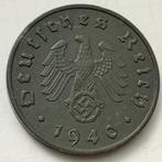 10 Reichspfennig 1940E Nazi Duitsland Munt WO2 Swastika WW2, Verzamelen, Militaria | Tweede Wereldoorlog, Ophalen of Verzenden