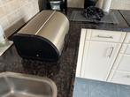 Te koop RVS broodtrommel Merk Brabantia, Ophalen, Gebruikt