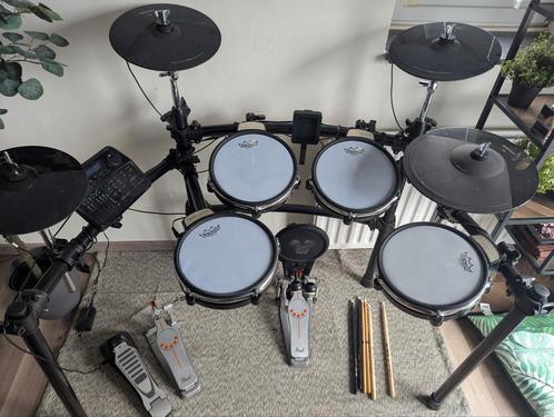 Millenium MPS 750 + Extra crash, incl. kruk en stokken., Muziek en Instrumenten, Drumstellen en Slagwerk, Zo goed als nieuw, Overige merken