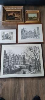 Delftse pentekeningen & kleine schilderijtjes, Ophalen