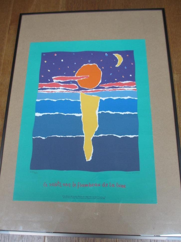 Zeefdruk Toon Michiels 1988 beperkte oplage 234/350, Antiek en Kunst, Kunst | Litho's en Zeefdrukken, Ophalen of Verzenden