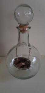 Wijnkaraf  (1,1 liter) met schildje handgemaakt, Ophalen of Verzenden, Nieuw, Overige typen