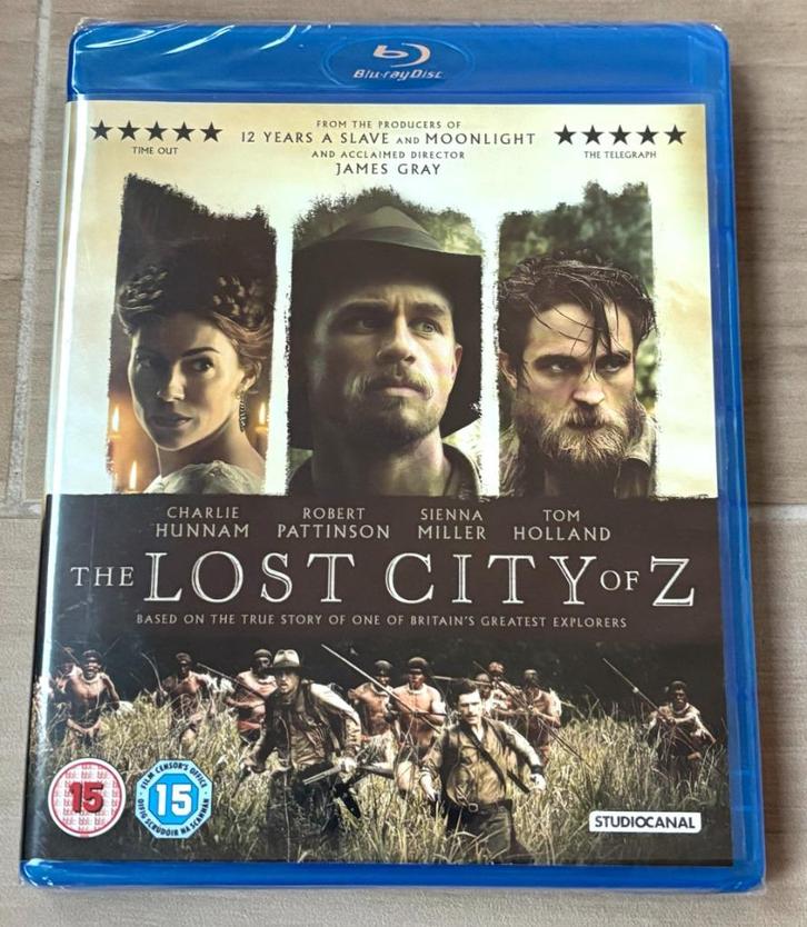The Lost City of Z (Blu Ray) NIEUW/SEALED, Cd's en Dvd's, Blu-ray, Nieuw in verpakking, Avontuur, Ophalen of Verzenden