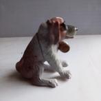 Leuke Sint-Bernardshond met Zonnebril en tonnetje, Verzamelen, Ophalen of Verzenden, Zo goed als nieuw, Beeldje of Figuurtje