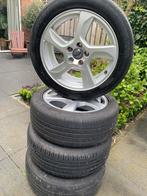 set originele volvo velgen plus zomerbanden, Auto-onderdelen, Banden en Velgen, 215 mm, 17 inch, Velg(en), Gebruikt