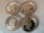 4 prachtge grote zilveren replica ducaten van 4 vorsten, Ophalen of Verzenden, Zilver