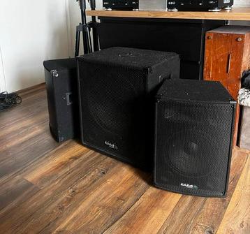 Ibiza sound speaker set Cube 1508 - Krachtige Sound! beschikbaar voor biedingen