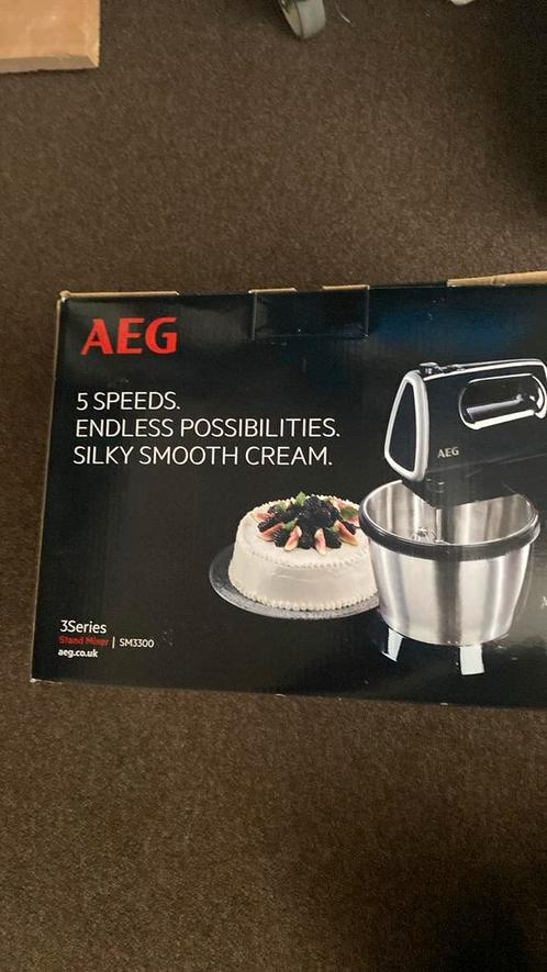 AEG mixer nog nieuw in doos!, Witgoed en Apparatuur, Keukenmixers, Nieuw, 3 tot 4 liter, 3 snelheden of meer, Ophalen