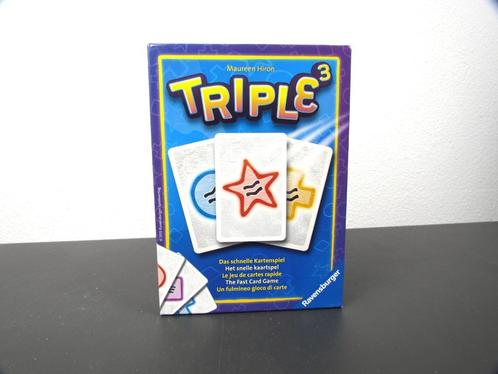 Triple 3 Basisspel Ravensburger Kaartspel ZGAN, Hobby en Vrije tijd, Gezelschapsspellen | Kaartspellen, Zo goed als nieuw, Een of twee spelers