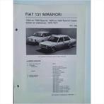 Fiat 131 Vraagbaak losbladig 1975-1977 #1 Nederlands, Boeken, Auto's | Boeken, Gelezen, Overige merken, Ophalen of Verzenden