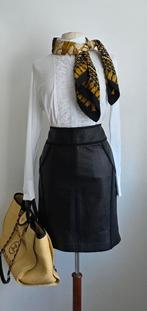 Arma soepel zacht leren rokje zwart 38/40, Kleding | Dames, Maat 38/40 (M), Verzenden, Zwart, Arma