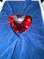 SWAROVSKI rode Kristallen Hart Ornament, Swarovski, Swarovski, Verzenden, Zo goed als nieuw